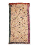 Woven Splatter-Print Scarf, Multicolor