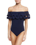 La Dolce Vita Off-the-Shoulder One-Piece Swimsuit