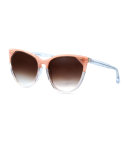 Swappy Streaked Cat-Eye Sunglasses, Pink