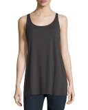 Sleeveless Scoop-Neck Lightweight Jersey Tank