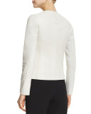 Tailored Slim-Fit Leather Jacket