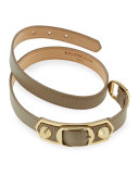 Metallic Edge Wrap Bracelet