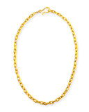 Tight Link Chain Necklace, 18"L