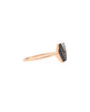 Sheriff Star 14K Rose Gold & Ombre Diamond Hexagon Ring