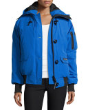 PBI Chilliwack Hooded Fur-Trim Parka, Royal Blue