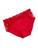 Eclat Lace Bikini Briefs, Crimson