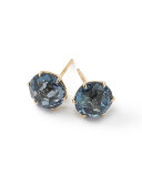 18k Rock Candy Round Stud Earrings