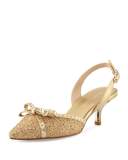 Dede Metallic Slingback Sandal