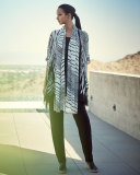 Summer Safari Short-Sleeve Cardigan, Plus Size