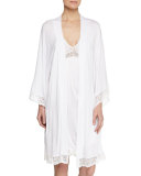 Colette Lace Chemise, White