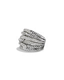 Labyrinth Triple-Loop Ring with Diamonds