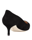 BB Suede 50mm Pump, Black