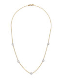 18k Yellow Gold & Diamond Necklace