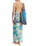 Arcadia Floral-Print Sarong