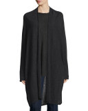 Edythe Long Cardigan, Charcoal Melange