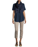 Short-Sleeve Organic Slub Top
