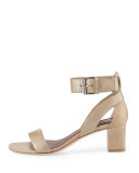 Farah Patent/Leather City Sandal, Sand