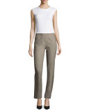 Wonderstretch Straight-Leg Pants