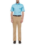 Raleigh Washed Twill Pants, Tan