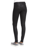 Krista Skinny Coated Jeans, Noir