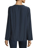 Amelia Long-Sleeve Peasant Top