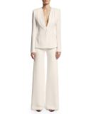 Creased Classic Trousers, Light Pink