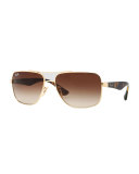 Navigator Sunglasses, Havana