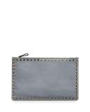 Rockstud Large Flat Pouch Bag