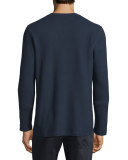 Racking Thermal-Stitch Long-Sleeve Shirt, Coastal