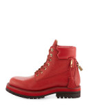 Site Leather Lace-Up Hiking Boot