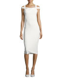 Mariska Cold-Shoulder Sheath Dress