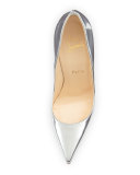 So Kate Metallic Red Sole Pump, Gray