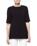 Short-Sleeve Tunic, Black