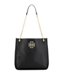 Britten Swingpack Leather Bag, Black