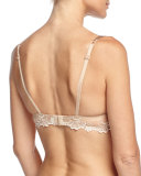 Dressing Floral Demi-Cup Bra, Ambre Nacre