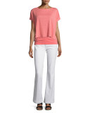 Scoop-Neck Long Organic Cotton Tank
