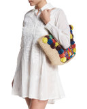 Mystic Eyelet Coverup Shirtdress, White