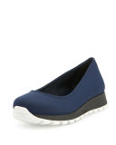 Sport Bottom Ballerina Flat, Baltico/Nero