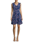Kyoto Sleeveless Floral-Print Dress