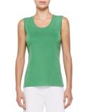 Knit Scoop-Neck Tank Top