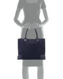 Ella Packable Nylon Tote Bag, Tory Navy