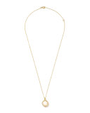 18k Gold Rock Candy Mini Lollipop Diamond Necklace in Mother-of-Pearl