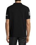 Bird Logo Graphic Short-Sleeve Polo Shirt