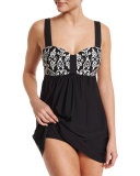 Sand Tropez Swim Dress, Black