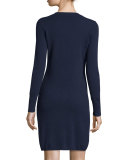 Cashmere Crewneck Sweater Dress