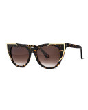 Butterscotchy Cat-Eye Sunglasses, Tortoise