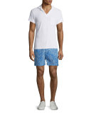 Terry Towel Polo with Pocket, White 