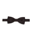 Silk Bow Tie, Black