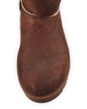 Nash Aviator Shearling Fur Boot, Chocolate