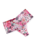 Flora High-Rise Retro Thong, Multi
